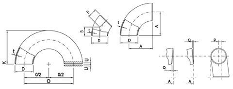 90 Degree Long Radius Elbow