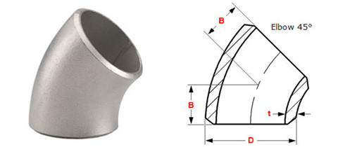 45° Long Radius Elbow