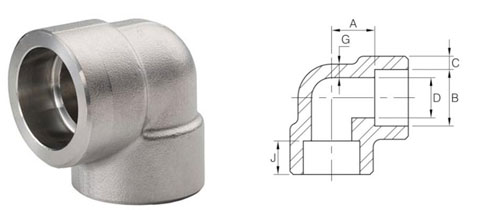 Socket Weld 90 Degree Elbow Socket Weld 90 Degree Elbow