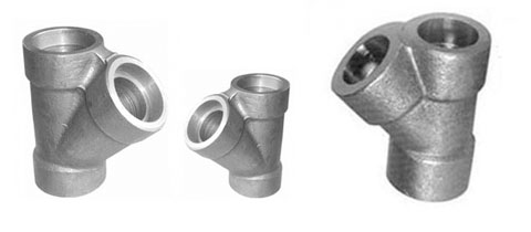SS Socket Weld 45 Degree Lateral Tee