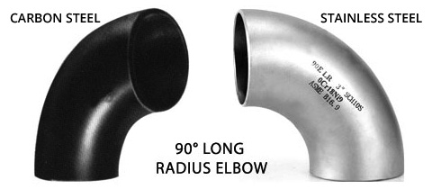 Stainless Steel 90° Long Radius Elbow