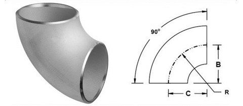 Stainless Steel 90° Short Radius Elbow