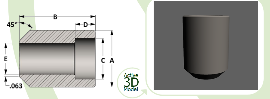 Boss Socket Weld Fittings Dimensions